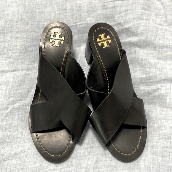 Tory Burch Montrose 55mm Mule - black leather - Picture 3 of 5